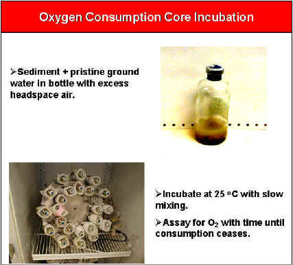 Diagram illustrating incubation bottles used in oxygen consumption experiments.